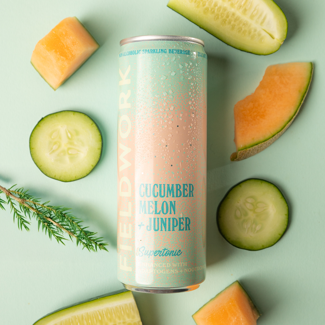 Cucumber, Melon & Juniper Fieldwork Supertonic™ - 4-pack of 12oz Cans