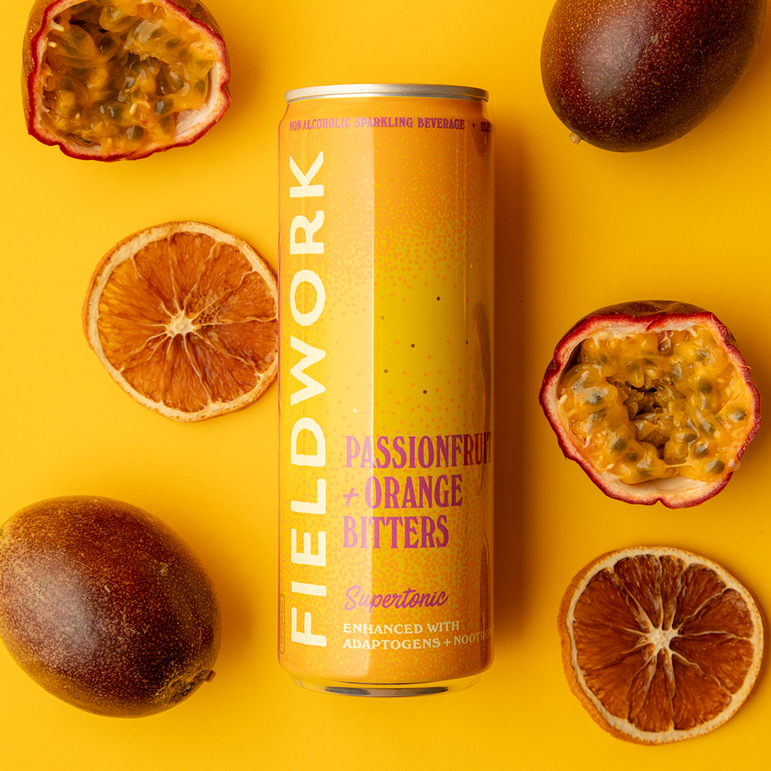 Passionfruit & Orange Bitters Fieldwork Supertonic™ - 4-pack of 12oz Cans